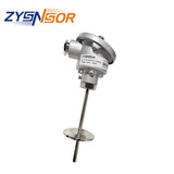 ZYSNSOR卡盤型溫度傳感器0-200度 4-20MA 50.5mm 桿長50/120mm