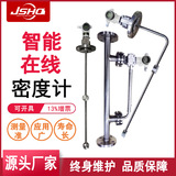 在線密度計液體實時濃度計酒精乙醇氨水尿素溶度計硫酸鹽水冰點儀上海自儀