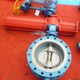 D643H-16C 氣動硬密封法蘭蝶閥 氣動耐磨耐高溫法蘭蝶閥D643W-16P