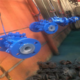 大口徑手動襯氟球閥 Q41PFA-16C工業(yè)襯氟球閥 WCB材質(zhì)常溫常壓