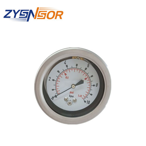 上海自儀ZYSENSOR 壓力表YEF-63HZ全鋼膜盒表 0-10KPA上海自儀