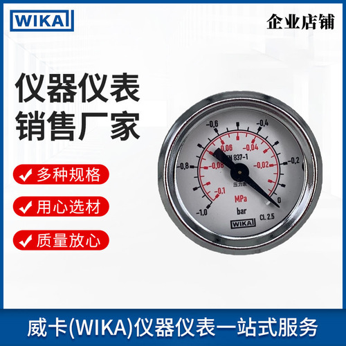 上海自儀銷售威卡波登管壓力表111.12.040軸向安裝 儀器儀表壓力表