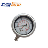上海自儀ZYSENSOR  徑向壓力表YEF-63HZ全鋼膜盒表 0-30KPA上海自儀