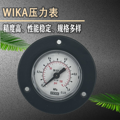 上海自儀銷售WIKA 波登管壓力表帶邊 精密測量工業(yè)監(jiān)測 111.12.040壓力表