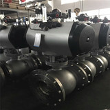 氣動(dòng)礦用氣動(dòng)側(cè)裝式偏心半球閥PQ640X-40Q 防爆帶普通三聯(lián)件