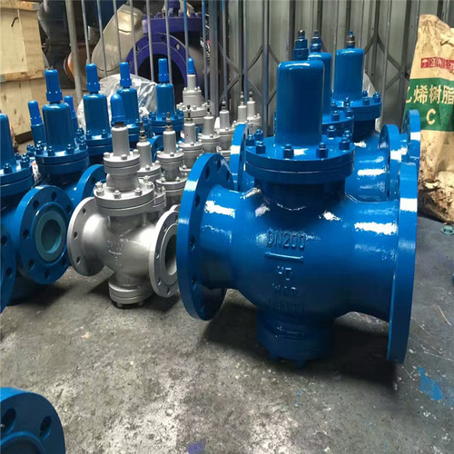 不銹鋼氣體燃?xì)鉁p壓閥法蘭Y42F-64R 316材質(zhì)空氣天然氣減壓穩(wěn)壓閥