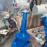 上海上自儀電動閘閥Z945X軟密封閘閥 Z45X-16Q手動閘閥改造DZW30電動裝置