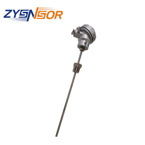 ZYSENSOR溫度傳感器PT100 管長(zhǎng)200/250MM 6MM 0-750℃ 4-20MA