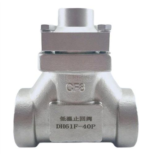 不銹鋼低溫止回閥DH61F-40P 焊接法蘭低溫單向閥 液氮液氧二氧化