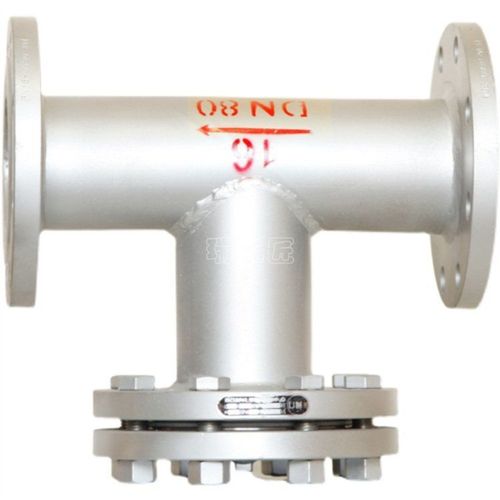 上海上自儀供應(yīng)不銹鋼T型過(guò)濾器SRT-16P 角式T型法蘭管道過(guò)濾器