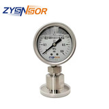 ZYSNSOR全鋼耐震壓力表 表徑60MM 0-0.6MPA 50.5卡盤 徑向安裝