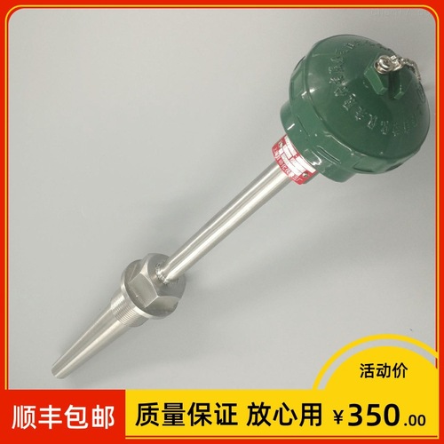 WZPN-631耐磨鉑電阻WZPN2-431雙支耐腐溫度傳感器PT100-200~420℃