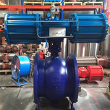 側(cè)裝式偏心半球閥 PBQ640Y-25C 鑄鋼隔爆氣動偏心半球閥 PQ640Y