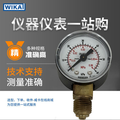 上海自儀銷售德國WIKA壓力表111.10.040 高性價比徑向安裝工業(yè)用壓力表
