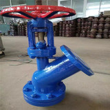 襯膠角式截止閥 J44J-10C DN32手動軟密封材質(zhì) WCB材質(zhì) DN150