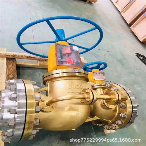 截止閥-JY41W-40T DN40氧氣管路截止閥 法蘭黃銅氧氣截止閥