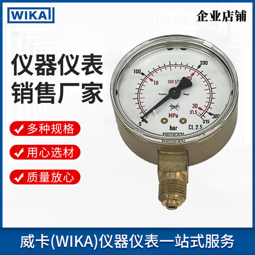 上海自儀銷售威卡壓力表用于焊接切割等相關(guān)工藝 111.11.063系列wika壓力表