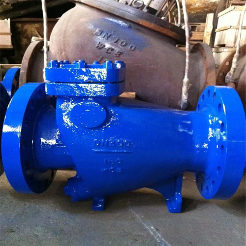 單向重錘止回閥水力控制閥DN100 HH44X-40微阻緩閉止回閥法蘭連接