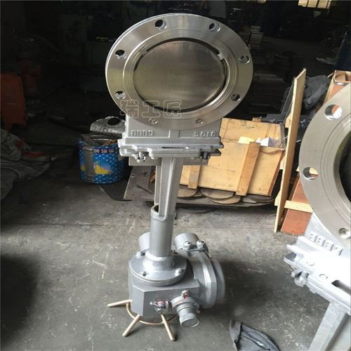 對(duì)夾鑄鋼不銹鋼電動(dòng)刀型閘PZ973H電動(dòng)插板閥梅花型刀閘閥DN200