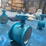 偏心半球閥 PBQ340H/F 偏心法蘭半球閥 蝸輪偏心半球閥 電動(dòng)偏心
