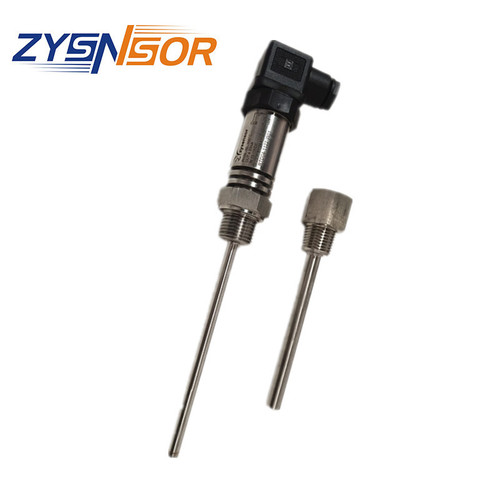 ZYSENSOR套管型溫度傳感器-10-100度 4-20mA 桿長(zhǎng)100MM PT1/2螺紋