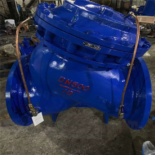 多功能流量控制閥水泵防水錘止回閥 JD745X-16 多功能水泵控制閥