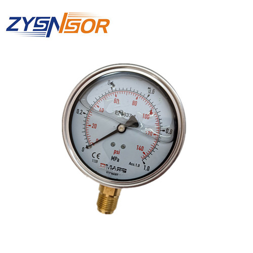 上海自儀暢銷上海供應(yīng) 德國DMASS壓力表  MBB10B-10-1-ZZZ   M100表徑上海自儀