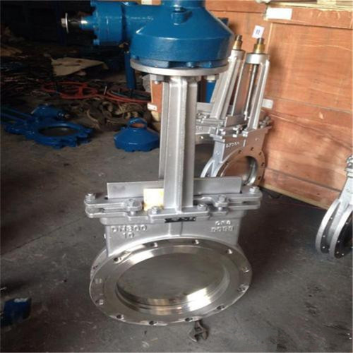 漿液閥PZ573H-10C手動(dòng)明桿刀型閘閥插板閥傘齒輪雙向密封軟硬密封