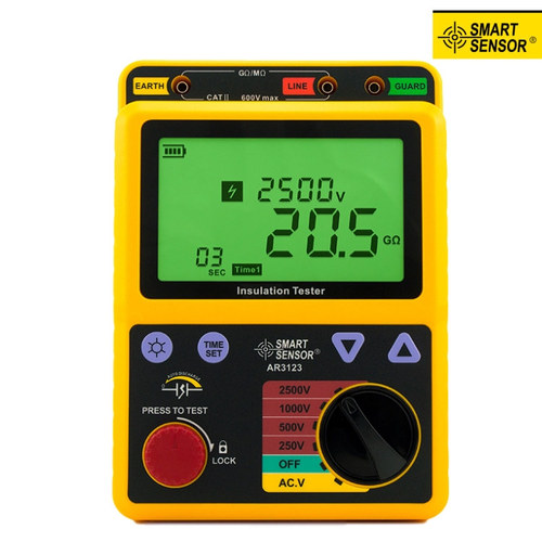 工廠貨源現(xiàn)貨供應希瑪 AR3123 高壓絕緣電阻表兆歐表數(shù)字式兆歐計